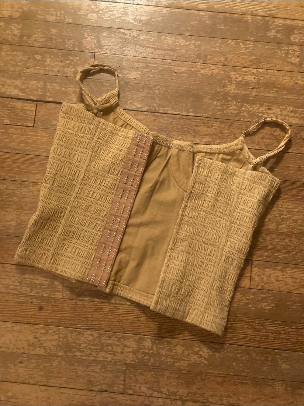 Nikki Chasin Feliz Bustier Top in Terracotta — Corset, Boning - Picture 6 of 15